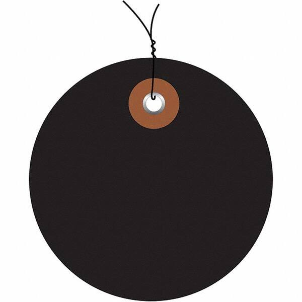 Made in USA - Safety & Facility Blank Tag - Black Vinyl - Americas Industrial Supply