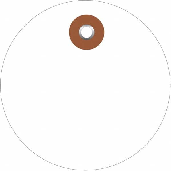 Made in USA - Safety & Facility Blank Tag - White Vinyl - Americas Industrial Supply