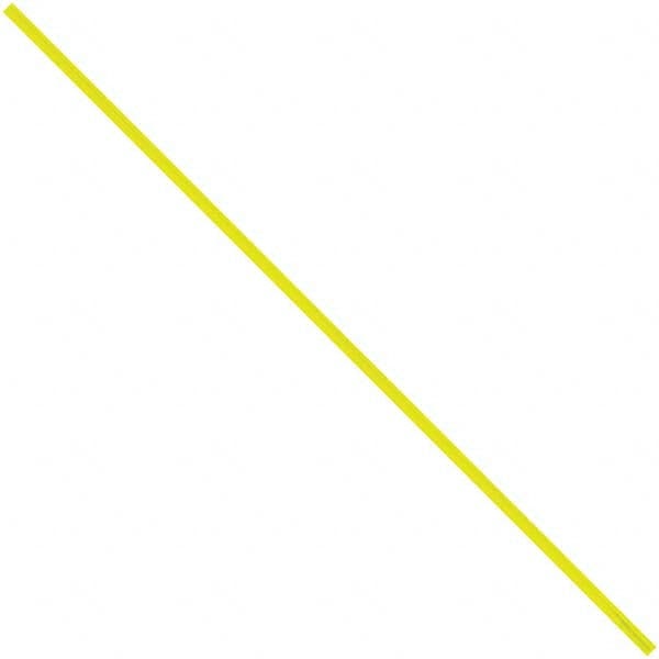 Made in USA - 7" Long, Bag Tie - Yellow - Americas Industrial Supply