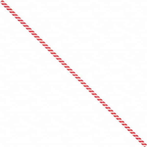Made in USA - 10" Long, Bag Tie - Red/White - Americas Industrial Supply