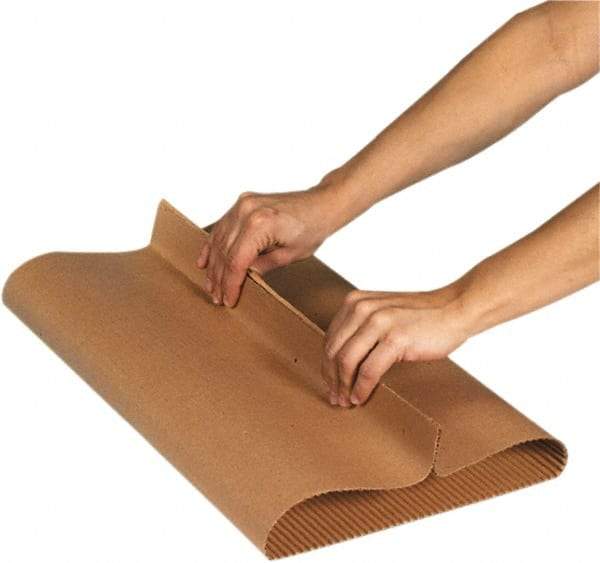 Made in USA - 25' Long x 18" Wide Roll of Singleface Corrugated - Americas Industrial Supply