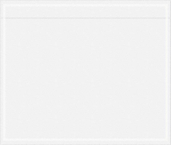 Value Collection - 1,000 Piece, 6-1/2" Long x 5-1/2" Wide, Packing List Envelope - Unprinted, Clear - Americas Industrial Supply