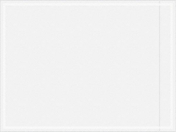 Value Collection - 1,000 Piece, 4-1/2" Long x 6" Wide, Packing List Envelope - Unprinted, Clear - Americas Industrial Supply