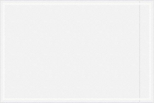 Value Collection - 1,000 Piece, 3" Long x 4-1/2" Wide, Packing List Envelope - Unprinted, Clear - Americas Industrial Supply
