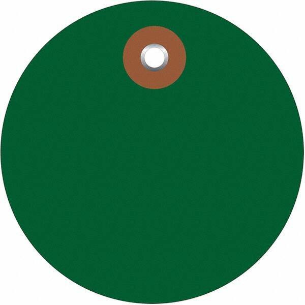 Made in USA - Safety & Facility Blank Tag - Green Vinyl - Americas Industrial Supply