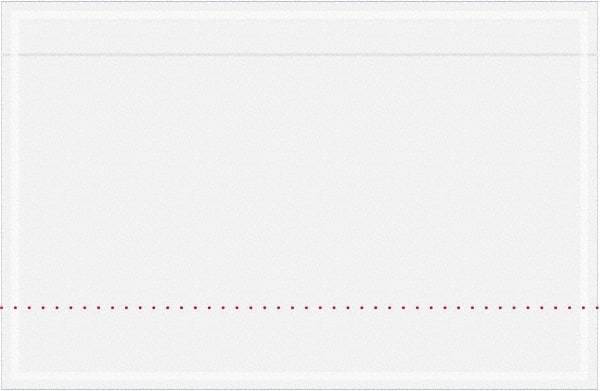 Value Collection - 500 Piece, 10-3/4" Long x 6-3/4" Wide, Packing List Envelope - Unprinted, Clear - Americas Industrial Supply