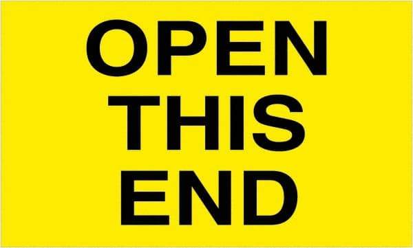 Tape Logic - 5" Long, Fluorescent Yellow Paper Shipping Label - For Multi-Use - Americas Industrial Supply