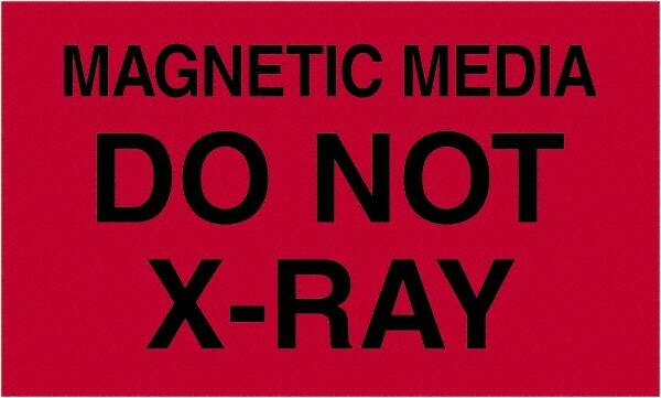 Tape Logic - 5" Long, Fluorescent Red Paper Shipping Label - For Multi-Use - Americas Industrial Supply