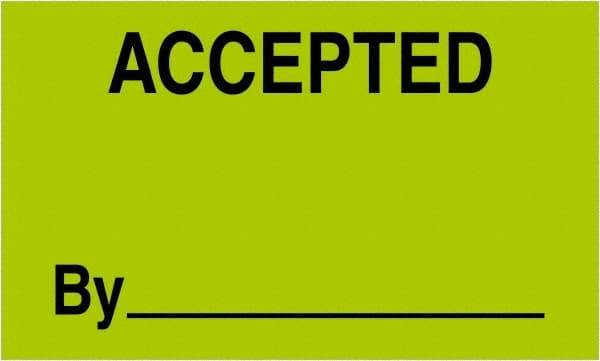 Tape Logic - 5" Long, Fluorescent Green Paper Shipping Label - For Multi-Use - Americas Industrial Supply