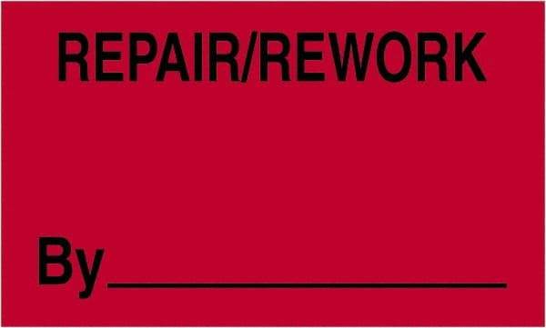 Tape Logic - 5" Long, Fluorescent Red Paper Shipping Label - For Multi-Use - Americas Industrial Supply