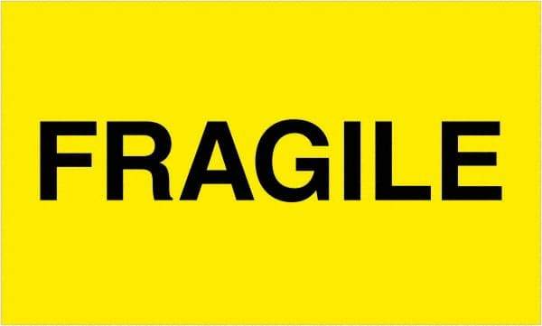 Tape Logic - 5" Long, Fluorescent Yellow Paper Shipping Label - For Multi-Use - Americas Industrial Supply