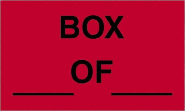 Tape Logic - 5" Long, Fluorescent Red Paper Shipping Label - For Multi-Use - Americas Industrial Supply