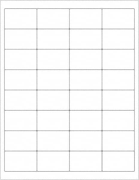 Tape Logic - 2" Long, White Paper Laser Label - For Laser Printers - Americas Industrial Supply