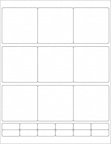 Tape Logic - 2-3/4" Long, White Paper Laser Label - For Laser Printers - Americas Industrial Supply