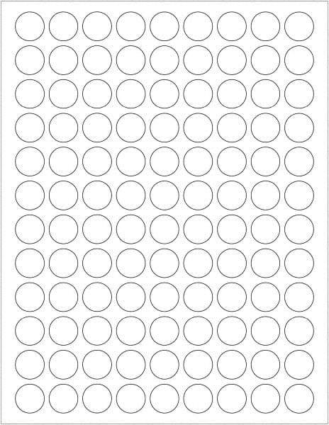 Tape Logic - 3/4" Long, White Paper Laser Label - For Laser Printers - Americas Industrial Supply