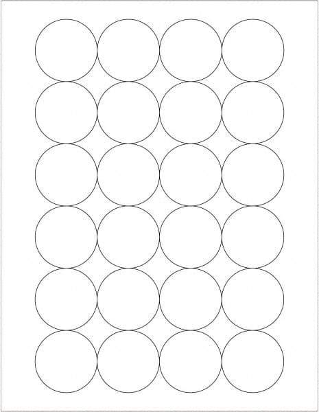 Tape Logic - 1.6" Wide x 1-21/32" Long, White Paper Laser Label - For Laser Printers - Americas Industrial Supply