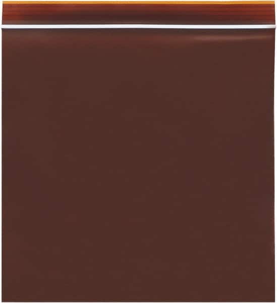 Value Collection - 3 x 5", 3 mil Minigrip Reclosable Lab Guard UV Protection Bags - Amber - Americas Industrial Supply