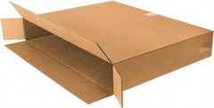 Made in USA - 8" Wide x 64" Long x 40" High Rectangle Moving Boxes - 1 Wall, Kraft (Color), 140 Lb Capacity - Americas Industrial Supply