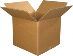 Made in USA - 18" Wide x 18" Long x 18" High Square Heavy Duty Corrugated Box - 3 Walls, Kraft (Color), 280 Lb Capacity - Americas Industrial Supply