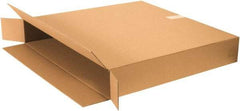 Made in USA - 8" Wide x 70" Long x 42" High Rectangle Moving Boxes - 1 Wall, Kraft (Color), 140 Lb Capacity - Americas Industrial Supply