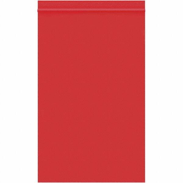 Value Collection - 5 x 8", 2 mil Reclosable Polybags - Red - Americas Industrial Supply