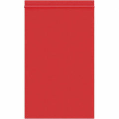 Value Collection - 5 x 8", 2 mil Reclosable Polybags - Red - Americas Industrial Supply