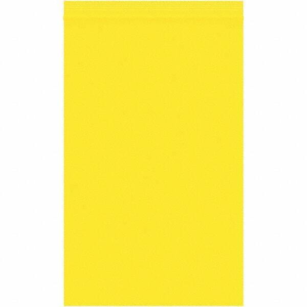 Value Collection - 5 x 8", 2 mil Reclosable Polybags - Yellow - Americas Industrial Supply