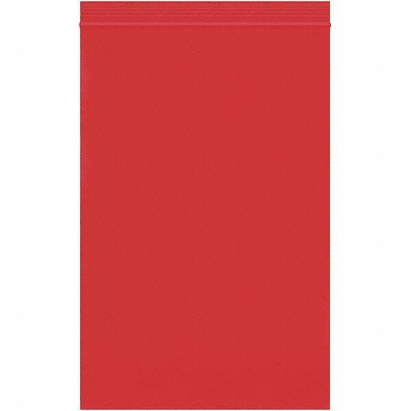 Value Collection - 6 x 9", 2 mil Reclosable Polybags - Red - Americas Industrial Supply
