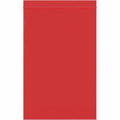 Value Collection - 6 x 9", 2 mil Reclosable Polybags - Red - Americas Industrial Supply