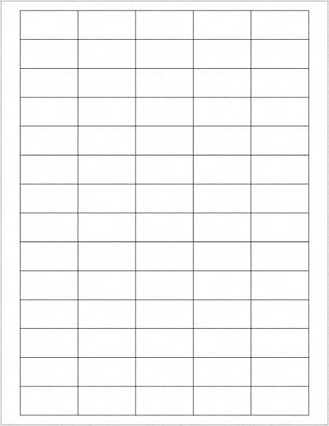 Tape Logic - 1-1/2" Long, White Paper Laser Label - For Laser Printers - Americas Industrial Supply
