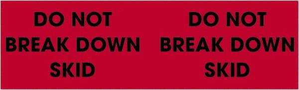 Tape Logic - 10" Long, Fluorescent Red Paper Shipping Label - For Multi-Use - Americas Industrial Supply
