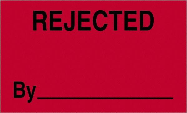 Tape Logic - 5" Long, Fluorescent Red Paper Shipping Label - For Multi-Use - Americas Industrial Supply