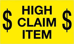 Tape Logic - 5" Long, Fluorescent Yellow Paper Shipping Label - For Multi-Use - Americas Industrial Supply