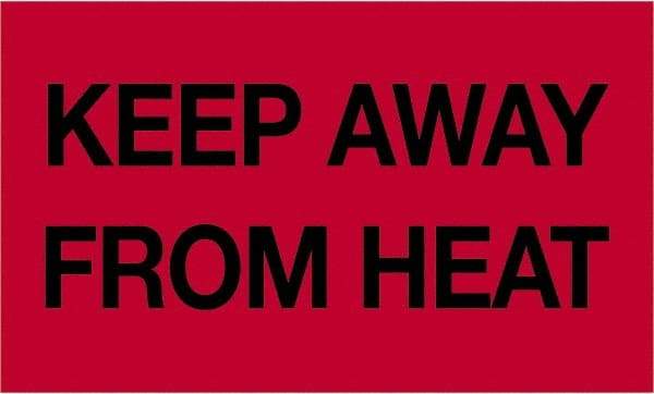 Tape Logic - 5" Long, Fluorescent Red Paper Shipping Label - For Multi-Use - Americas Industrial Supply