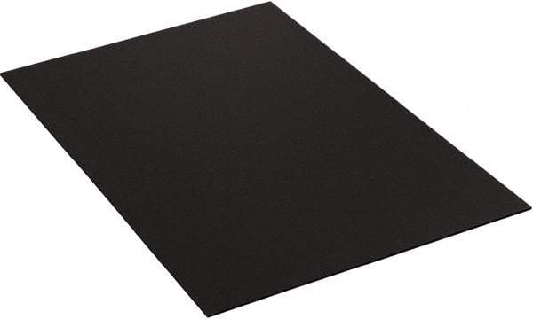 Made in USA - 48" Long x 40" Wide Plastic Sheet - Black - Americas Industrial Supply