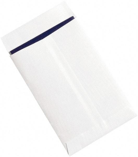 Made in USA - 9" Long x 6" Wide Peel-Off Self-Seal Flat Envelope - White - Americas Industrial Supply
