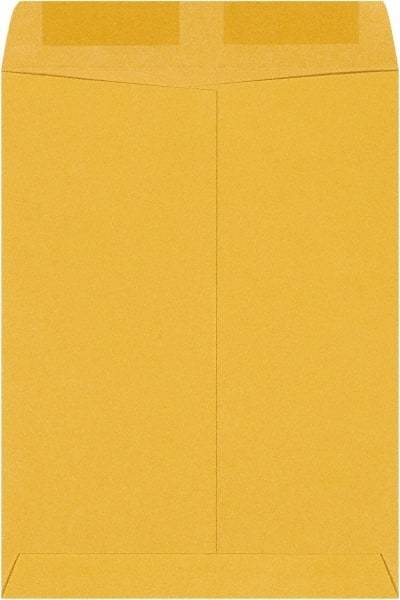 Made in USA - 12" Long x 9" Wide Gummed Flap Brown Kraft Envelope - Kraft - Americas Industrial Supply