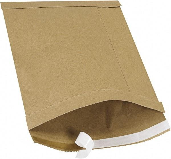 Made in USA - 14-1/2" Long x 9-1/2" Wide Peel-Off Self-Seal Padded Mailer - Kraft - Americas Industrial Supply