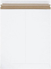 Made in USA - 15" Long x 12-3/4" Wide Peel-Off Self-Seal Flat Mailer - White - Americas Industrial Supply