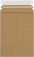 Made in USA - 8" Long x 6" Wide Peel-Off Self-Seal Flat Mailer - Kraft - Americas Industrial Supply
