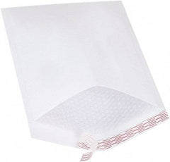 Made in USA - 16" Long x 10-1/2" Wide Peel-Off Self-Seal Bubble Mailer - White - Americas Industrial Supply