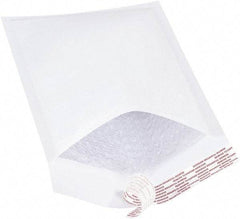 Made in USA - 12" Long x 7-1/4" Wide Peel-Off Self-Seal Bubble Mailer - White - Americas Industrial Supply