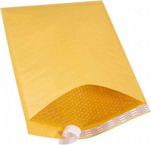 Made in USA - 20" Long x 14-1/4" Wide Peel-Off Self-Seal Bubble Mailer - Kraft - Americas Industrial Supply