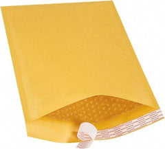 Made in USA - 14-1/2" Long x 9-1/2" Wide Peel-Off Self-Seal Bubble Mailer - Kraft - Americas Industrial Supply