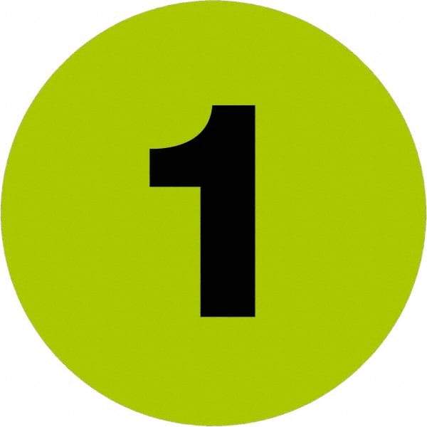 Tape Logic - 3" Long, Fluorescent Green Paper Inventory Labels - For Multi-Use - Americas Industrial Supply