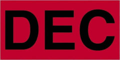 Tape Logic - 6" Long, Fluorescent Red Paper Inventory Labels - For Multi-Use - Americas Industrial Supply