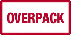 Tape Logic - 6" Long, Red/White Paper D.O.T. Labels - For Multi-Use - Americas Industrial Supply