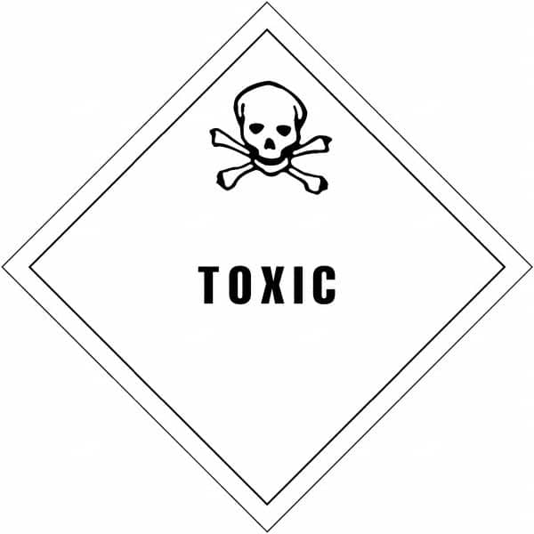 Tape Logic - 4" Long, Black/White Paper D.O.T. Labels - For Multi-Use - Americas Industrial Supply