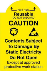 Tape Logic - 3" Long, Yellow/Black Paper Shipping Label - For Multi-Use - Americas Industrial Supply