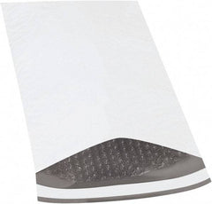 Made in USA - 14-1/2" Long x 8-1/2" Wide Peel-Off Self-Seal Padded Mailer - White - Americas Industrial Supply